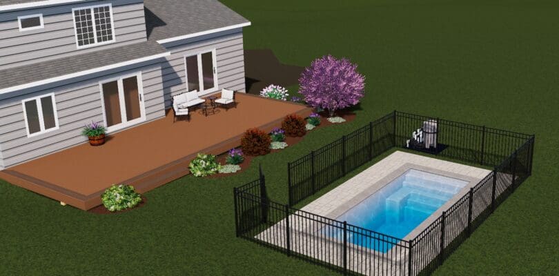 Palladium Plunge 20" Pool Design 100K